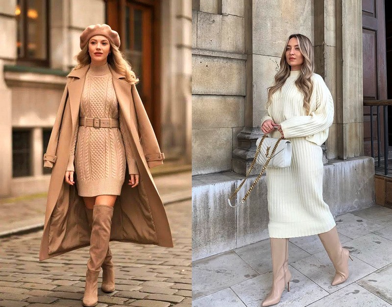 Pletené šaty, ktoré pristanú každej žene.