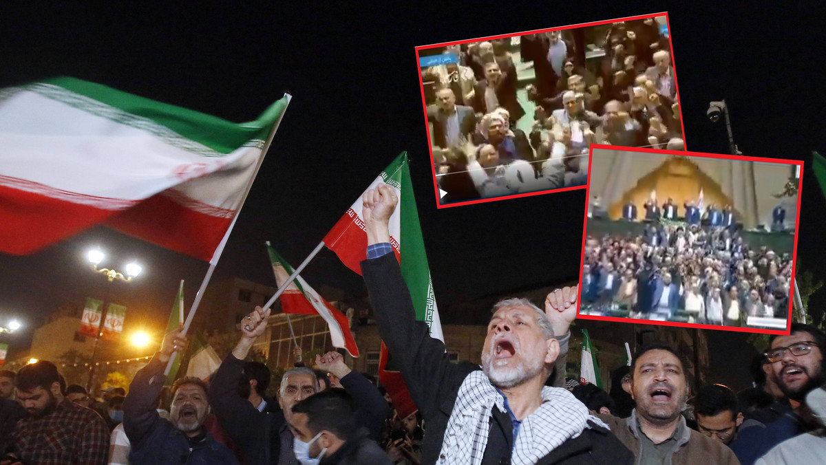 Szał radości w irańskim parlamencie. "Śmierć Izraelowi!"
