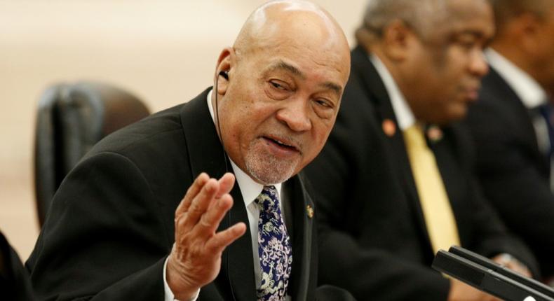 Suriname President Desi Bouterse was sentenced to 20 years in prison by a military court for carrying out executions during a previous military dictatorship. He has appealed the conviction