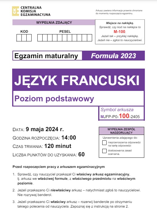 MATURA 2024