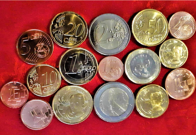 Euro z portfela rozmówczyni 