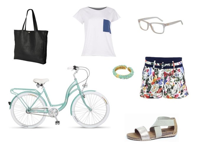 Modne STYLIZACJE na rower - lato 2014