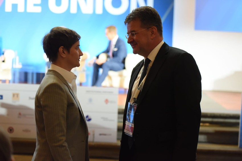 Ana Brnabić i Miroslav Lajčak