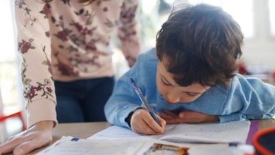 More than 2 in 5 parents use ChatGPT to help their kids with homework, according to a new study.Catherine Delahaye/Getty Images