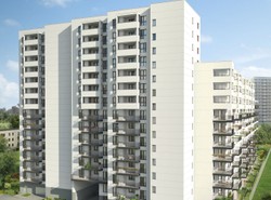 Nowe osiedle tuż obok mostu