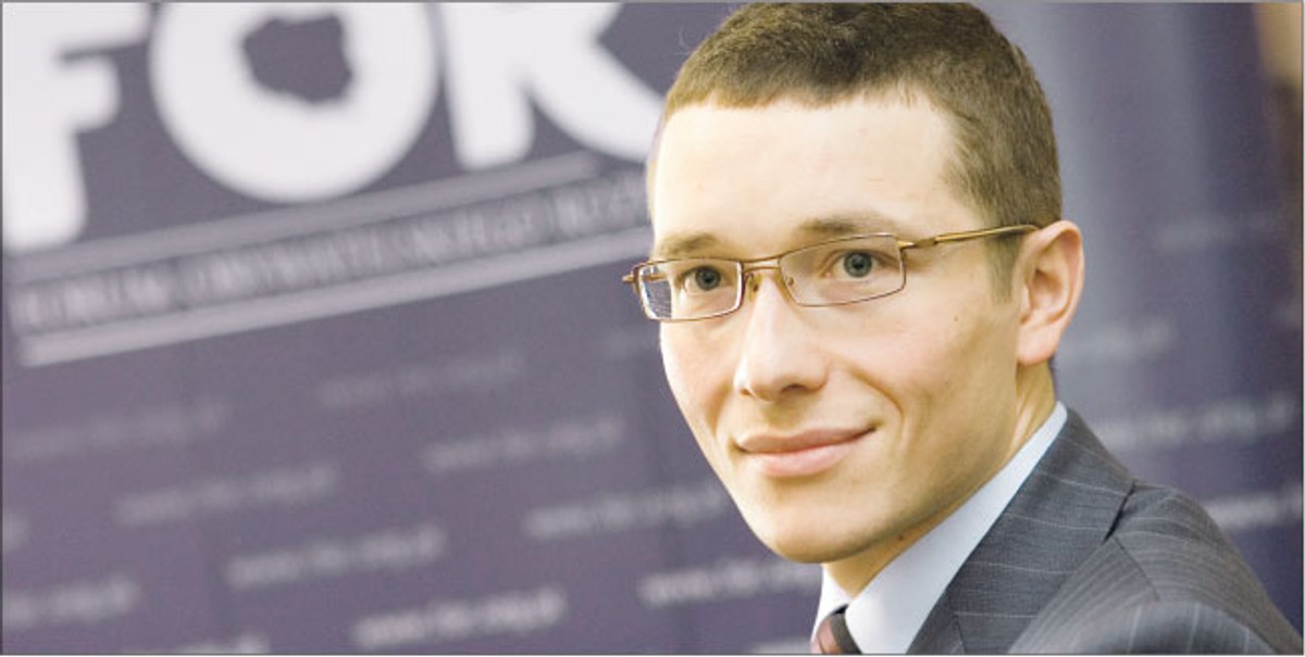 Wiktor Wojciechowski, dr nauk ekonomicznych, członek zarządu Fundacji FOR (Forum Obywatelskiego Rozwoju), dyrektor działu analitycznego w FOR Fot. Wojciech Górski