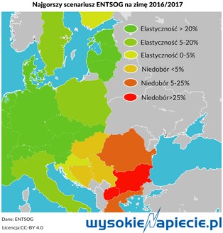 Dostawy gazu w zimie. Europejska mapa ryzyka