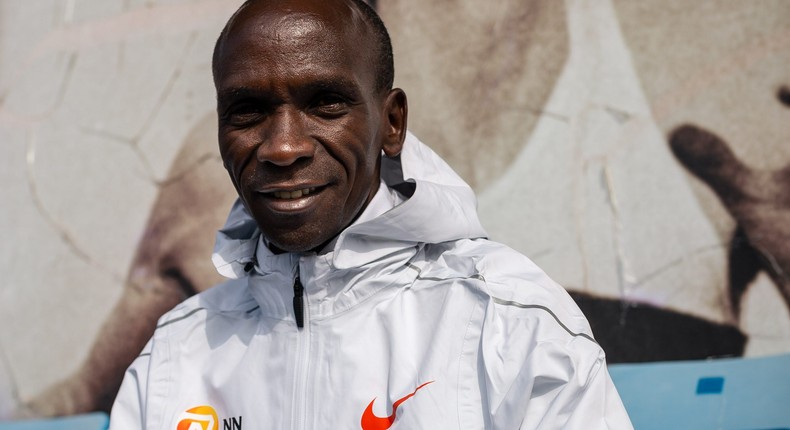 Kenyan runner Eliud Kipchoge.
