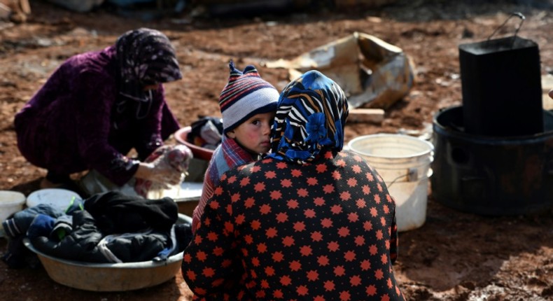 The Syrian government's devastating offensive against the country's last major rebel pocket has driven around 900,000 civilians from their homes and shelters in less than three months