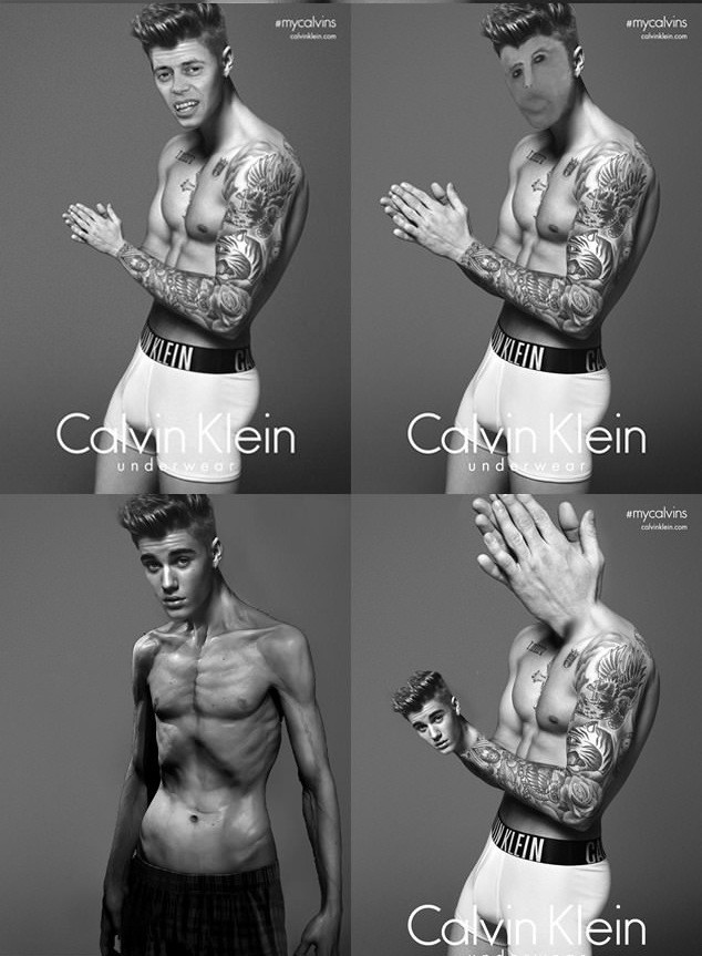 Justin Bieber w reklamie Calvin Klein - najlepsze memy