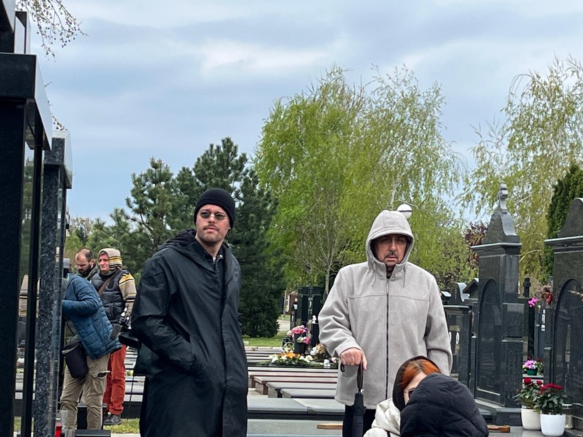 Keba i Igor kojić došli na pomen Saši Popoviću