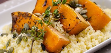 Mennyei grillezett sütőtökös kuszkusz recept