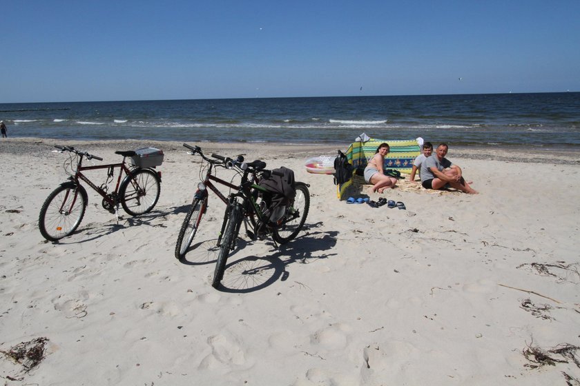 Tłok na plaży