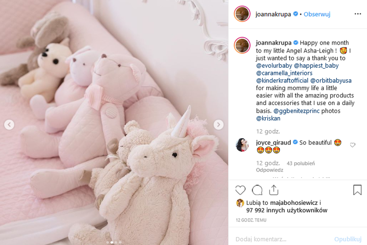 pokój córki Joanny Krupy