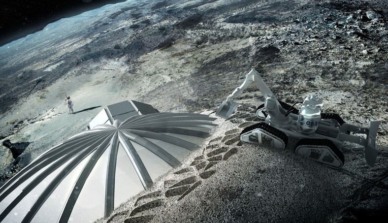 La Agencia Espacial Europea también está planificando su base en la Luna. 