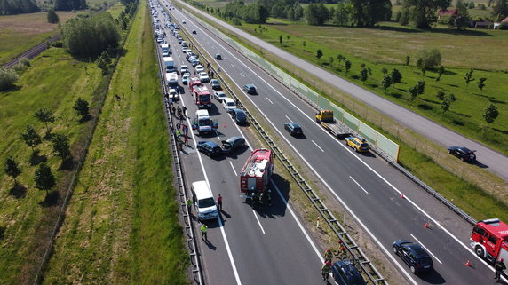 Wypadek na S3. Zablokowana trasa w stronę morza