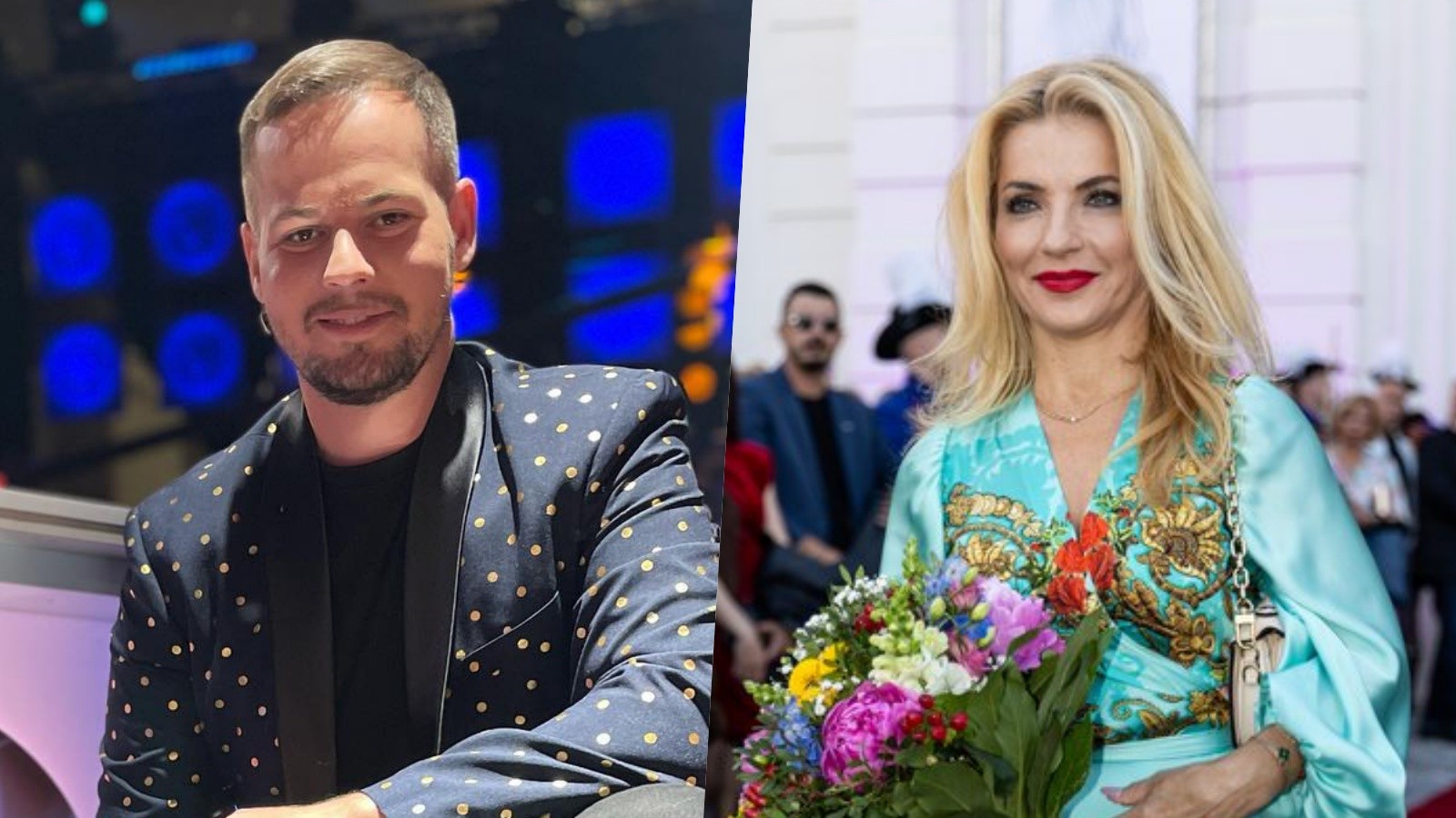 Komik Fero Joke a ministerka kultúry Martina Šimkovičová.
