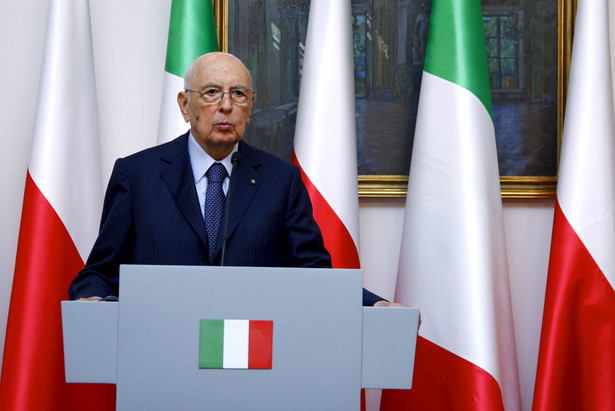 Prezydent Włoch Giorgio Napolitano