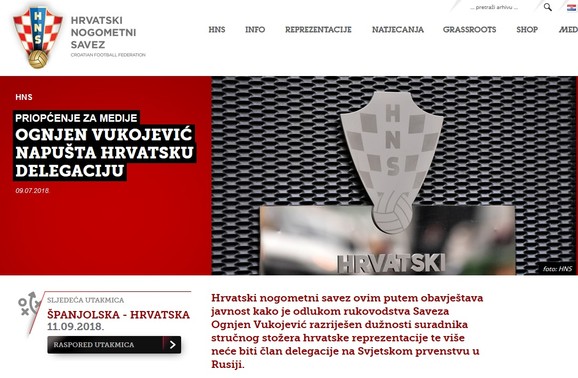 Saopštenje HNS-a