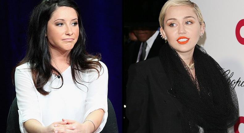 Bristol Palin and Miley Cyrus