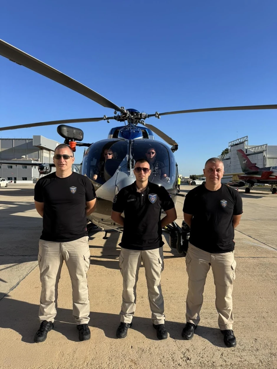 Tim Helikopterske jedinice MUP na Malti