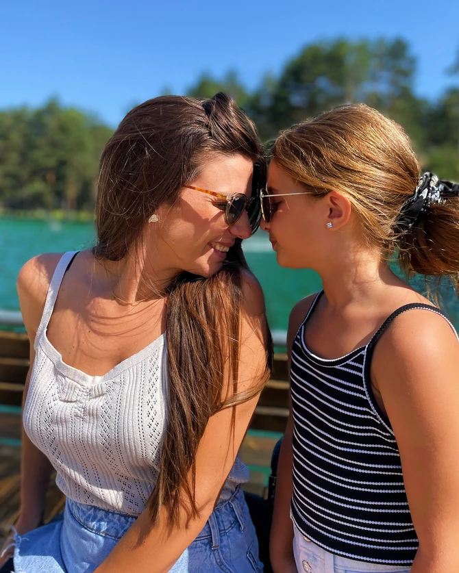 Kristina sa ćerkom Magdalenom