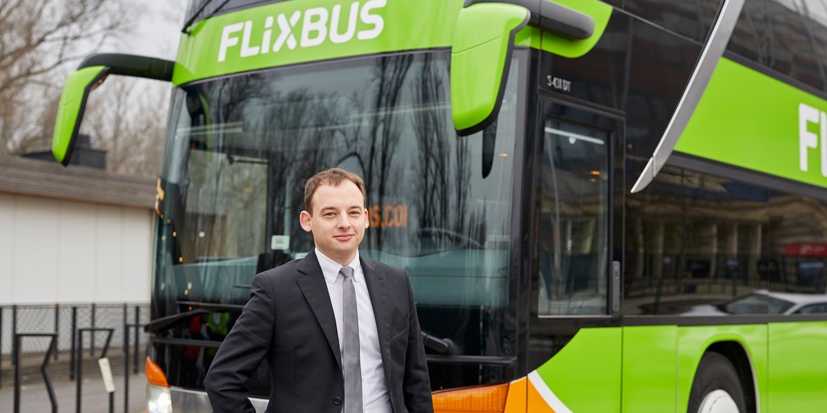 Michał Leman, dyrektor zarządzający FlixBusa w Polsce