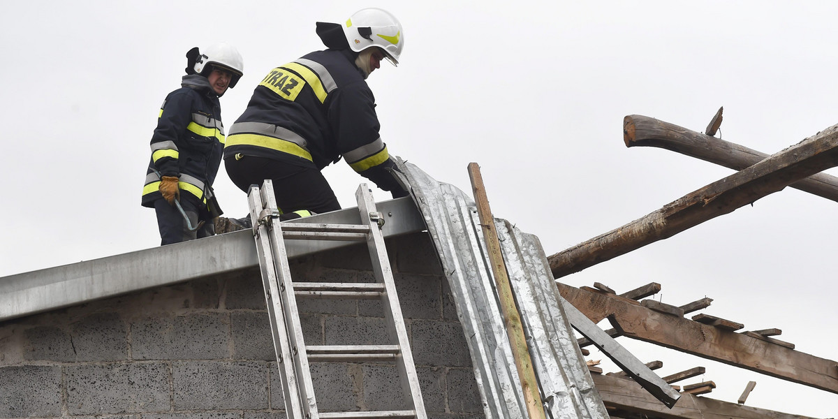 Załamanie pogody w Małopolsce. Setki interwencji strażaków