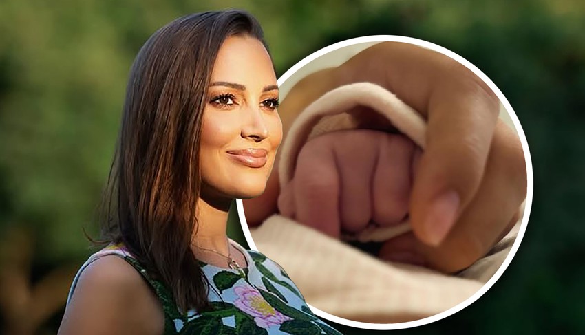 Aleksandra Prijović, prva slika ćerke