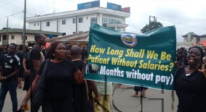 The Edo protesters in action