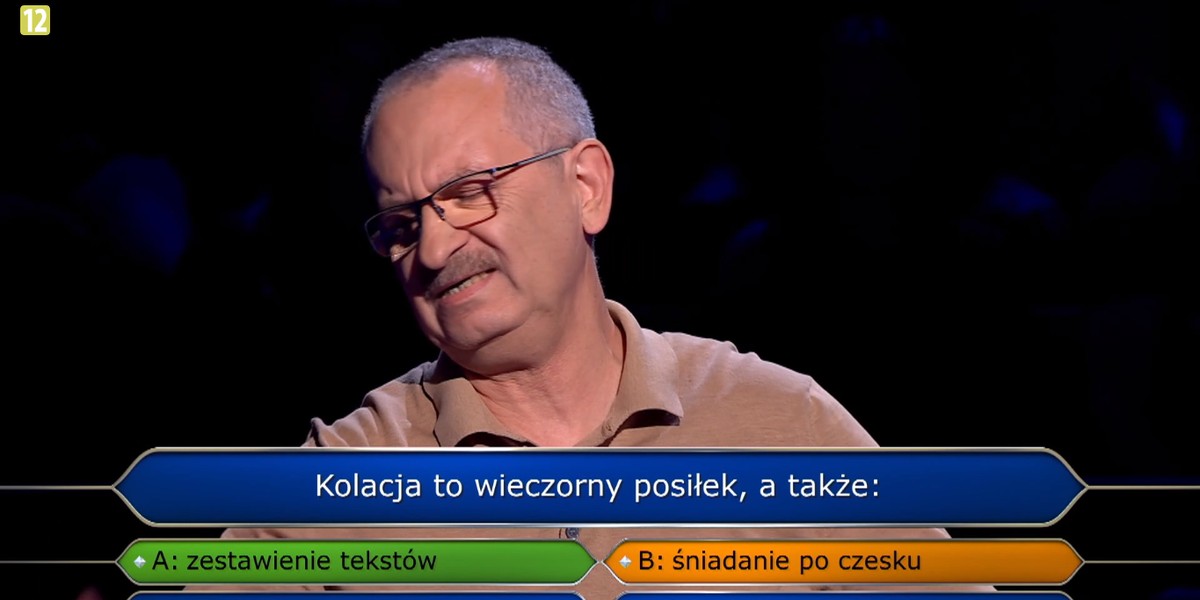 "Milionerzy" - Ryszard zagrał o pół miliona