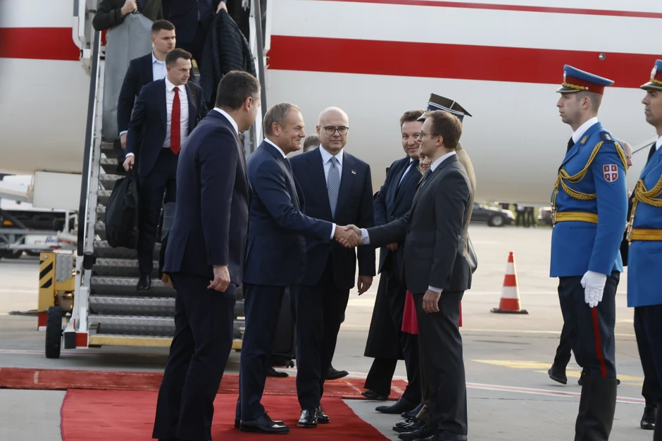 Donald Tusk i Miloš Vučević