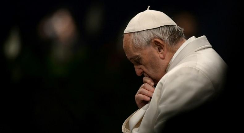 Pope Francis spoke of shipwrecks and abuse scandals in his Good Friday prayer