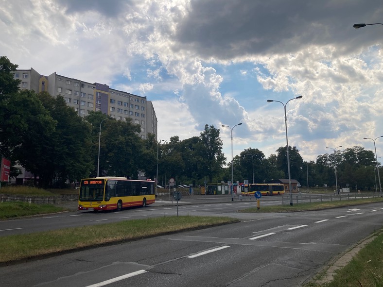 Pętla autobusowa na Kozanowie.