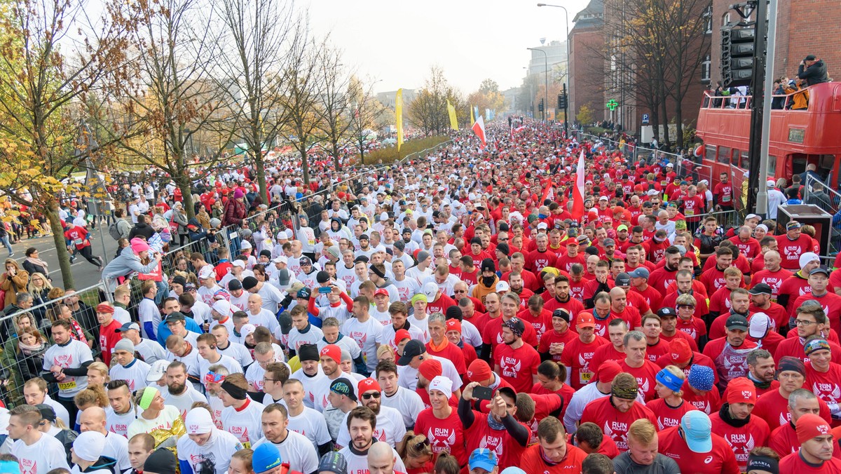 Poznań: zmarł uczestnik Biegu Niepodległości