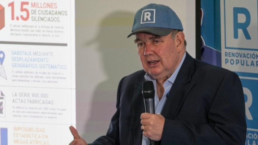 Kandidát na prezidenta Peru Rafael Lopéz Aliaga.