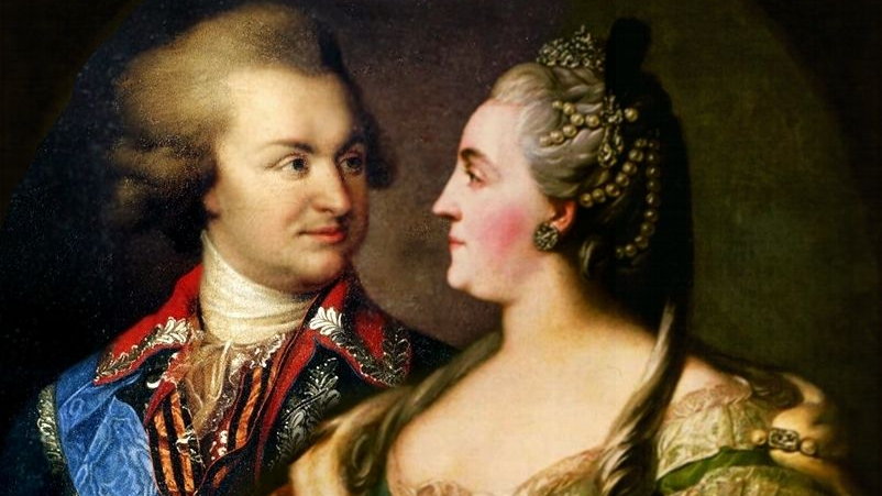 Katarzyna II ze swoim faworytem Grigorijem Potiomkinem