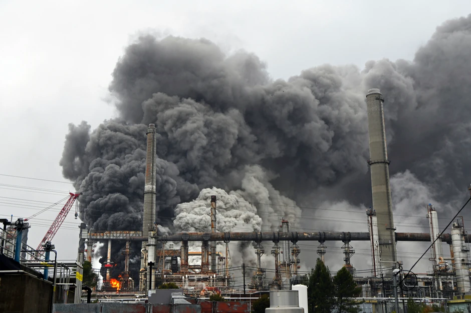 Požar u rafineriji u Martinezu, Kalifornija