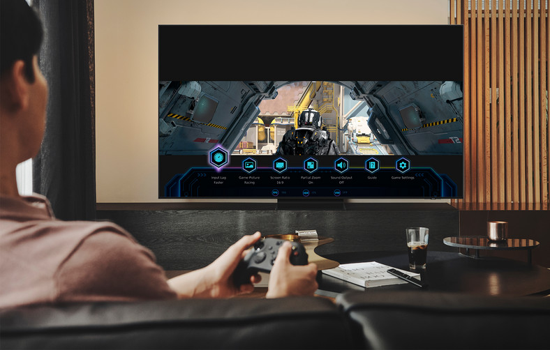 Neo QLED to również telewizory dla graczy – aplikacja Xbox i specjalne menu to rozgrywka na najwyższym poziomie