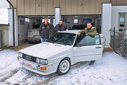 Audi quattro — samochód służbowy Waltera Röhrla uratowany