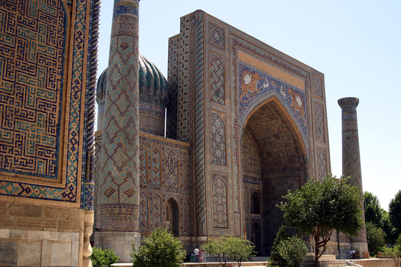 Sher Dor, czyli muzułmańska szkoła teologiczna w Samarkandzie w Uzbekistanie