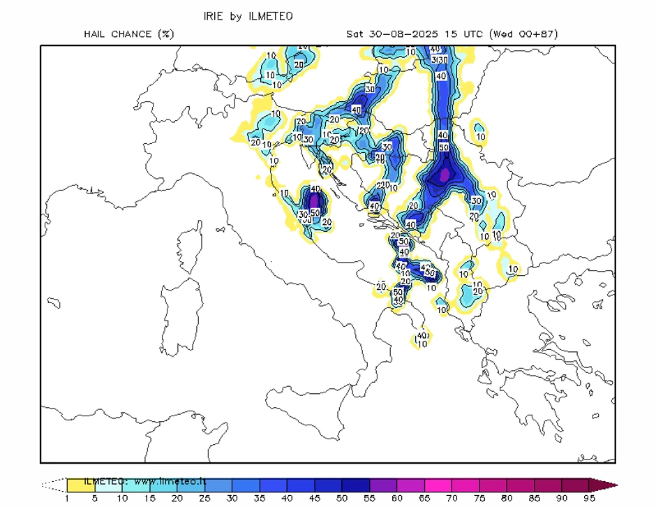 Mapa za nepogode u subotu