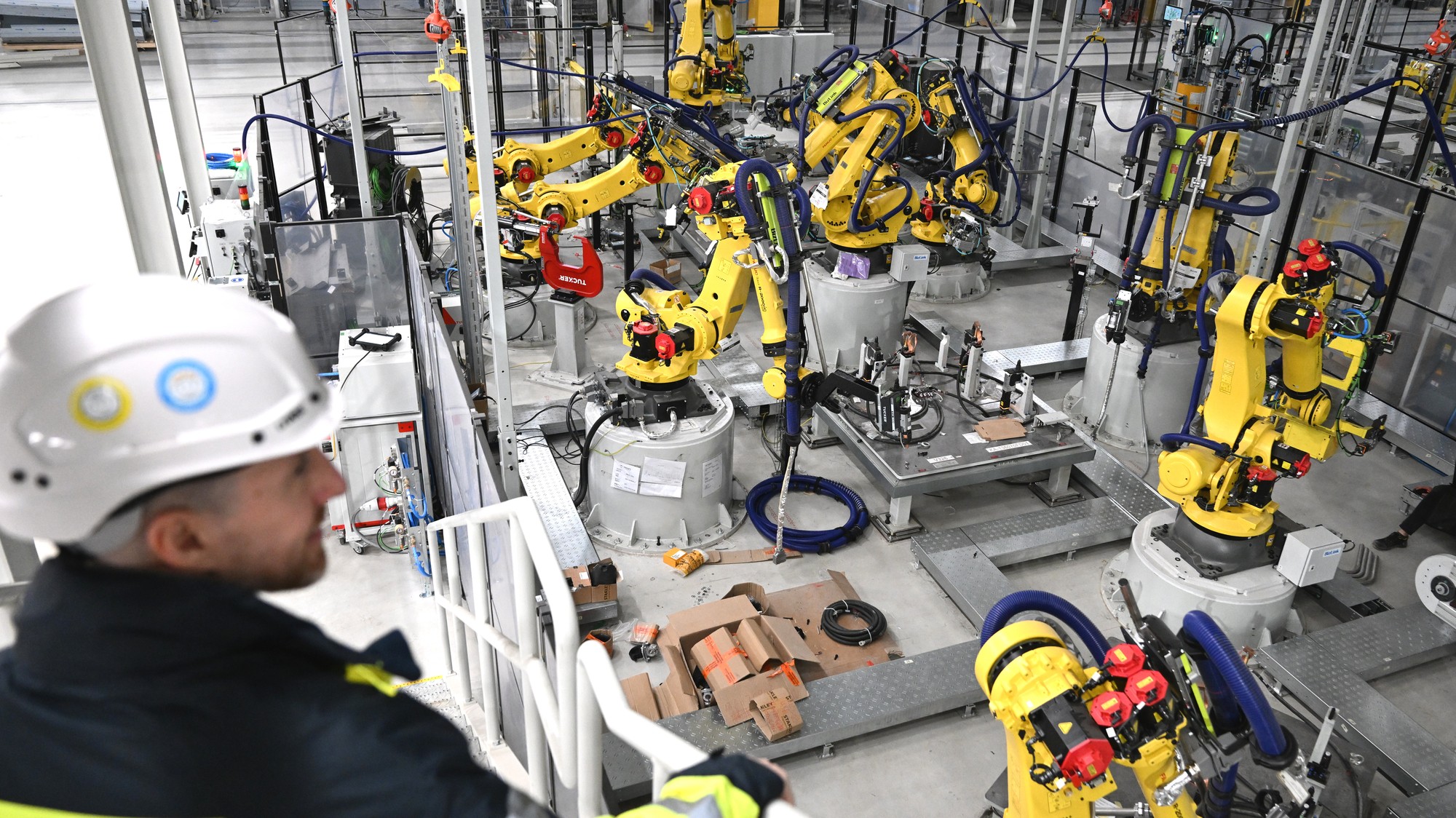 Výstavba automobilky Volvo