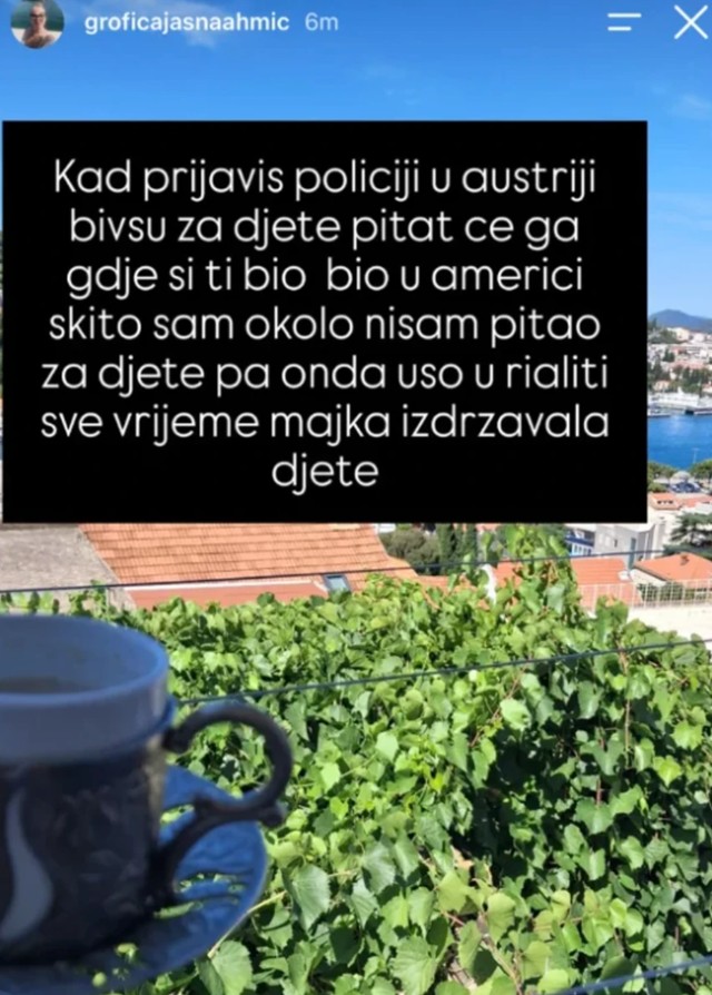 Grofica jasno odbrusila Asminu 