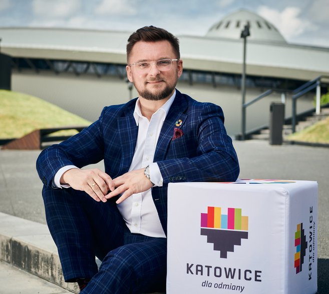 Prezydent Katowic Marcin Krupa