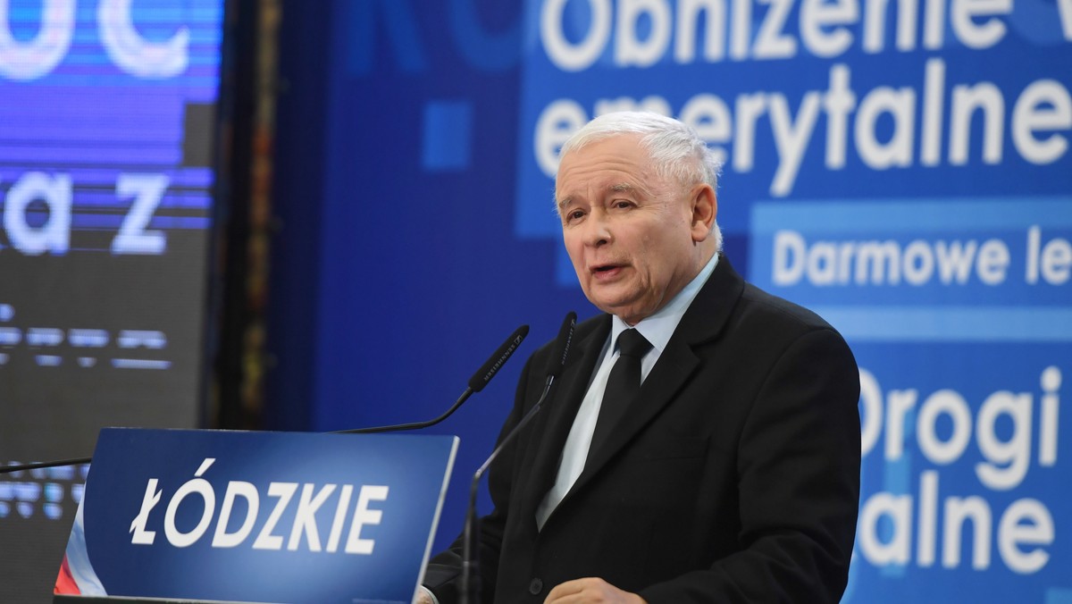 Łódź: Konwencja regionalna PiS. Kaczyński i Morawiecki zabrali głos