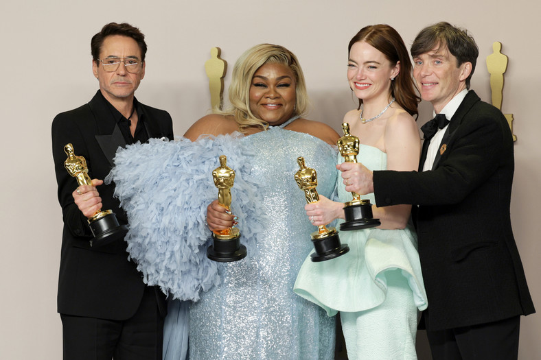 Robert Downey Jr., Da'Vine Joy Randolph, Emma Stone i Cillian Murphy