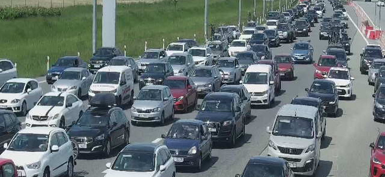 Gigantyczne korki na autostradzie A1, A4, A6, Zakopiance i S7