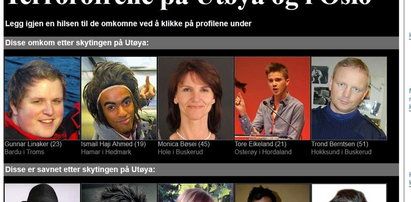 Oto ofiary norweskiego fanatyka. Policja publikuje zdjęcia