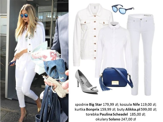 STYLIZACJE white total look
